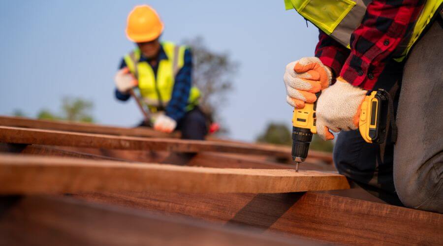 Professional gutter cleaning in New Cambria, KS